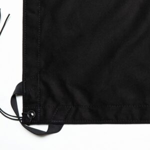 Canvas Grip 6' X 6' Black Solid w/Storage Bag