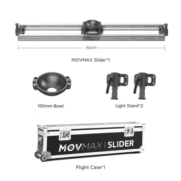 MOVMAX Camera Slider System - 4ft - Image 6